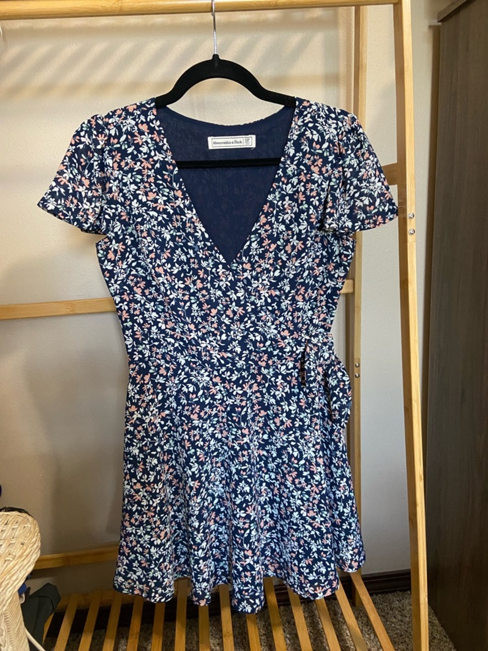 Abercrombie & Fitch Navy Floral Mini Dress